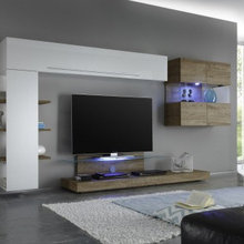 Modern Contemporary LINE Collection Wall Unit Italian LC Mobili