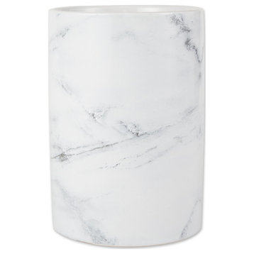 DII White Marble Ceramic Utensil Holder