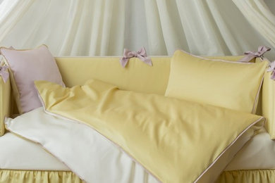 Пример оригинального дизайна: детская с спальным местом для девочки
