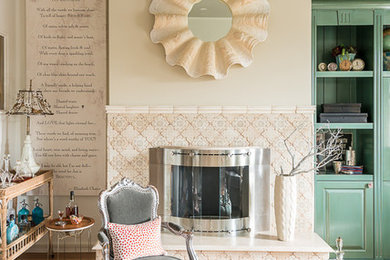 Eclectic living room photo in Other