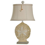 StyleCraft Home Collection - Vipiteno Table Lamp Sandstone and Silver, White Softback Fabric Shade - Accent your decor with this lovely Table Lamp.