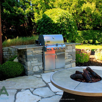 East Grand Rapids Custom Grill Island