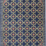Bashian - Bashian Sparta Area Rug, Navy, 8.6'x11.6' - Enter a serene world, where harmonious colors and light and airly designs meet to form artistry at your feet. Graceful striations of colors, along with triple shearing to show gentle signs of wear, these pieces are reminiscent of bygone treasures.