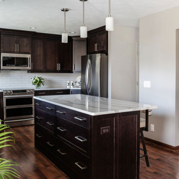 Wycliffe Contemporary Transitional Kitchen Remodel