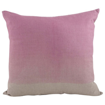 Maratea Ombre Down Filled Throw Pillow, 20" Square, Sorbet