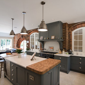 Bespoke industrial style kitchen in Hertfordshire
