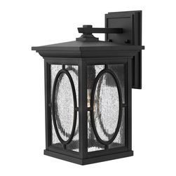 Hinkley Lighting - Hinkley Lighting 1494BK-Gu24 Outdoor Sconce Lighting Randolph - Outdoor Wall Lights And Sconces