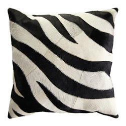 Zebra Cowhide Pillow Cover - Pillowcases And Shams