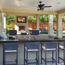outdoor kitchen