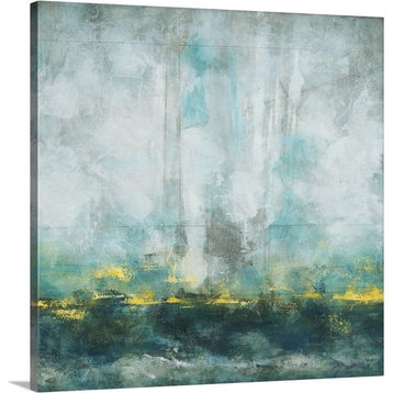 "Aqua Blu" Wrapped Canvas Art Print, 20"x20"x1.5"