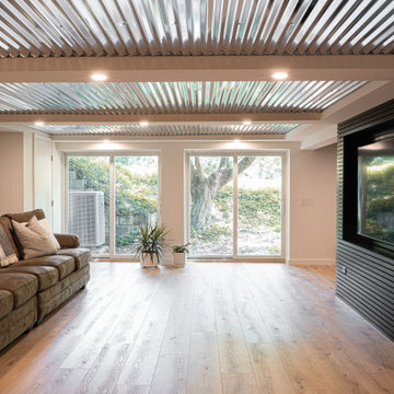 Mid-Century Modern Basement- Ruxton
