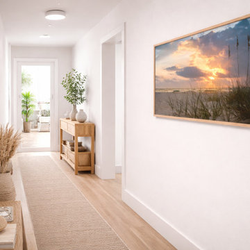 Anna Maria Island Cloudy Beach Sunset 2 Modern Style Wall Art
