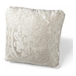 Damask II Le Fleur Porcelain Pillow - Decorative Pillows