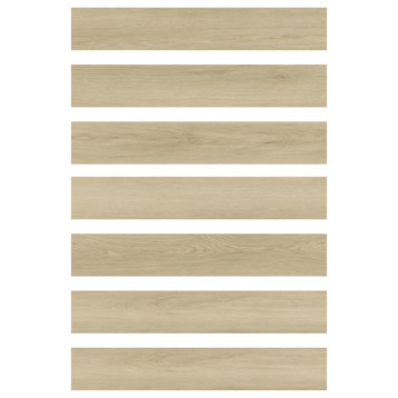 Light Oak Peel and Stick Wood Floor Planks
