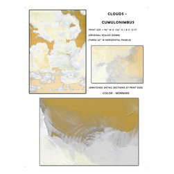 Casart Sunrise Cloud Ceiling Mural - Wallpaper