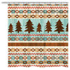 Tribal Trees Shower Curtain