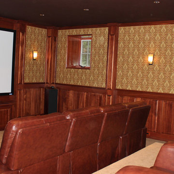 Mahogany Theater Room
