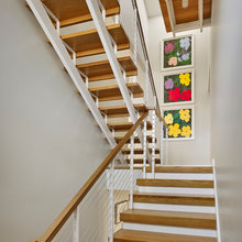 green staircase