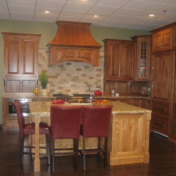 Rustic Alder/ Alder Premier Kitchen- Germantown Display