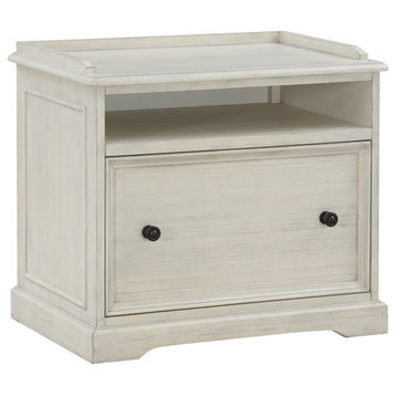 Country Meadows File Cabinet, Antique White