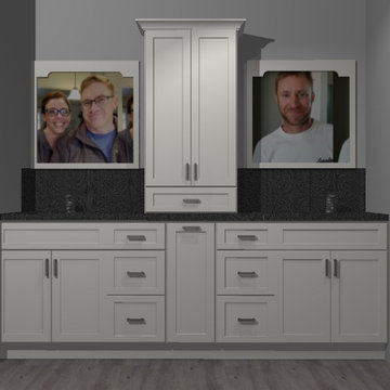Master bathroom for new home