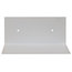 White Square Steel Wall Shelf