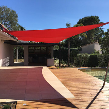 Le jardin d'une villa d'architecte