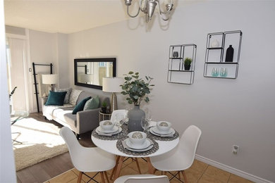 Dining room photo in Edmonton