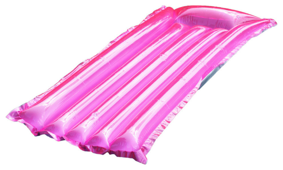 72" Pink Inflatable Reflective Sun tanner Pool Float - Modern - Pool ...