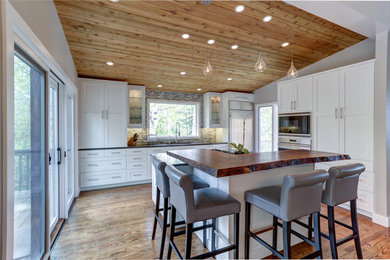 Example of a danish kitchen design in Denver