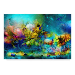 Underwater Yellow -aqua Art Print by Natalia Rudzina - Fine Art America