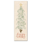DDCG - Coastal Christmas Treee Canvas Wall Art, 12"x36" - Spread holiday cheer this Christmas season by transforming your home into a festive wonderland with spirited designs. This Coastal Christmas Treee 12x36 Canvas makes decorating for the holidays and cultivating your Christmas style easy. With durable construction and finished backing, our Christmas wall art creates the best Christmas decorations because each piece is printed individually on professional grade tightly woven canvas and built ready to hang. The result is a very merry home your holiday guests will love.