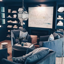 blue interiors