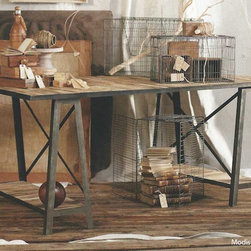 Roost Boatwood Work Table - SKU: F765 - Drafting Tables