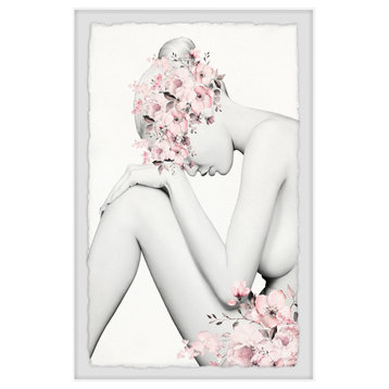 "Cherry Bloom" Framed Painting Print, 20"x30"