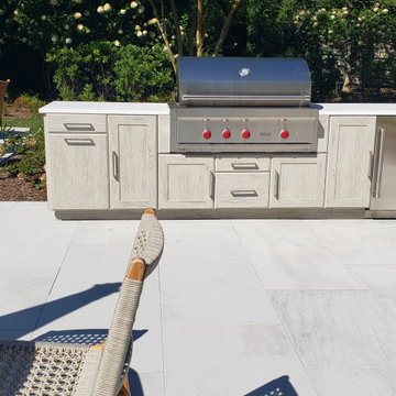 A TENNIS SLAM OUTDOOR KITCHEN IN EAST HAMPTON, NY