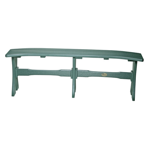 Furniture Barn Usaoutdoor 52 Curved Dining Bench Green Dailymail