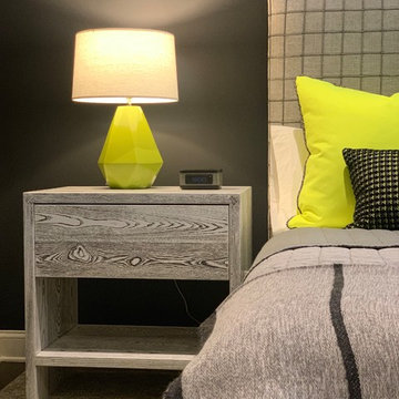 Boys Bedroom | Neon and Electric Blue