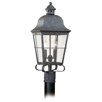 Sea Gull Lighting 8262-46 Two-Light Colonial Outdoor Post Lantern