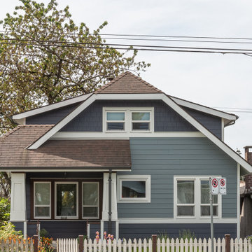Siding Installation - James Hardie Lap and Shakes & Shingles in Evening Blue