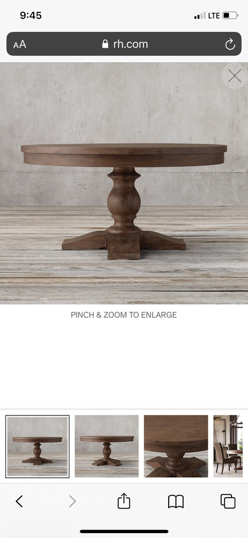72 In Round Dining Table Ideas, 72 Inch Round Dining Table Restoration Hardware