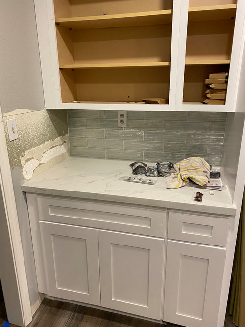 Hide Outlets Kitchen Backsplash