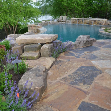 Lake Property with Infinity edge pool