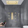 Remote Controlled Rainfall Led Shower System, Style 3- Remote Control Light