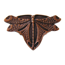 Inviting Home Inc. - Dragonfly Knobs, Antique-Style Copper - Cabinet And Drawer Knobs