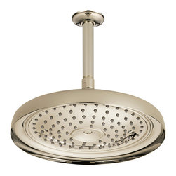 Ceiling Mount Raincan Showerhead with 6" Ceiling Mount Shower Arm - Showerheads And Body Sprays