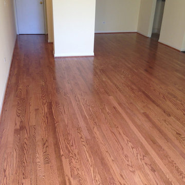 Red Oak Wood Floors with Early American Stain