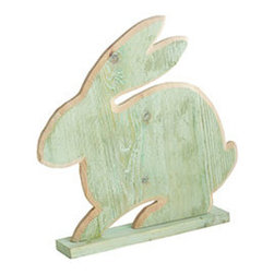 SPRING RABBIT - GREEN - Holiday Decorations