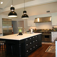 black and white kitchens