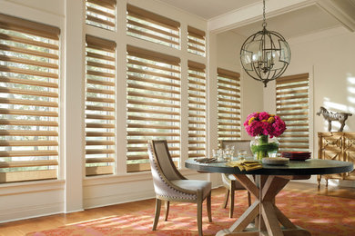 Inspiration for a contemporary dining room remodel in Bridgeport